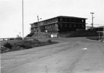 Building #204 from visitor lot, U.S. Airforce Station on Mt. Tamalpais,1984