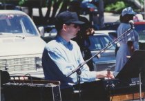 Campbell's Vintage Jazz group at the Mill Valley Depot Plaza, 1998