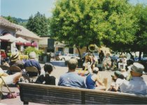 Campbell's Vintage Jazz group at the Mill Valley Depot Plaza, 1998