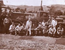 A photograph of the Alto Volunteer Fire Department, 1942
