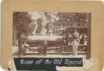 Engine #2, the Jackrabbit engine of the North West Pacific Coast R.R., 1890