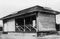 Manzanita Railroad station, Mill Valley, circa 1940