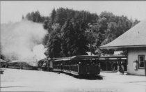 3rd Mill Valley Depot station for the Mt. Tam Scenic Railway, mid 1920's