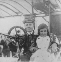 Weldon Cooke, soring over Mt. Tamalpais, 1911.