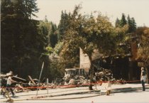 View of Dowd's ruins from across the street, 1984