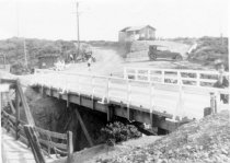 Mt. Tam. & Muir Woods RR near the present Mountain Home Inn, circa 1920's