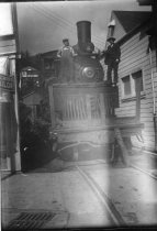Engineer Jake Johnson on Engine #4 going to Tiburon, 1930