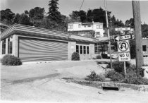 Homes where the railroad tracks were on Lovell and Corte Madera Ave, 1981