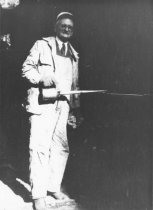 Northwest Pacific Railway engineer, Charles Stockman, circa 1929