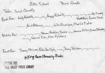 Mill Valley Alto School 3rd Grade class photo, 1950