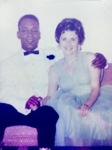 Photo of Annabella Robinson with husband Glen, date unknown.