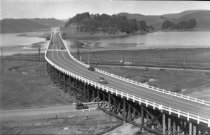 Highway 101 Richardson bay Bridge Redwood trestle, circa 1930's