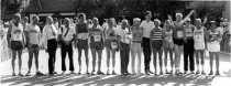 Dipsea Race - runners lining up to begin the race, 1986