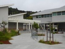 Edna Maguire School bicycle parking, 2018