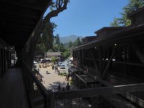 Mill Valley Lumber Yard  view from walkway, 2019