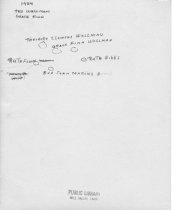 Ted Wellman and Grace Finn, 1925