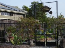 Mill Valley Community Garden gate, 2017