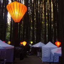 Fall Arts Festival in the early morning, 2019