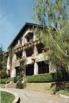Color photograph of the Ralston White House in Mill Valley, Jan. 30, 1995
