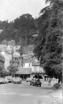 Miller Ave. heading downtown at Throckmorton Ave., circa 1967