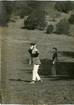 James Jenkins Sr. on the Mill Valley golf course, circa 1920s