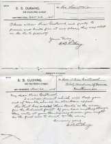 Sidney B. Cushing allowing A. Eastwood access to Kent land on Mt Tam, 1905