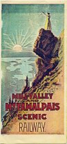 Copy of an ad for the Mill Valley and Mt. Tamalpais Scenic Railway