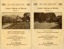 Sales brochure for Grace Cushing's Subdivision of Blithedale, 1912