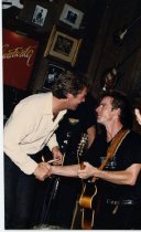 Huey Lewis and Dennis Quaid, 1988