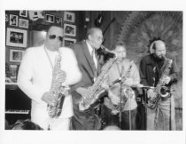 Sax players, date unknown
