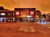 Orange sky at Miller and Blithedale, 2020