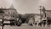 Downtown Mill Valley at Miller Ave. and Throckmorton Ave, circa 1930