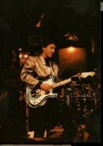 On stage at Sweetwater during the Village Music 19th anniversary party.