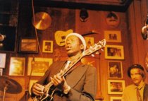 On stage at Sweetwater