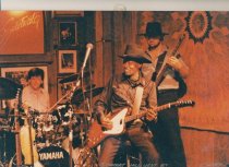 3 photos, Concert Hall West, 1987. 1 of Lorin Rowen of the Edge, and 2 of