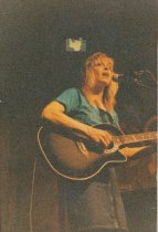 3 photos, Concert Hall West, 1987. 1 of Lorin Rowen of the Edge, and 2 of