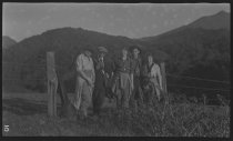 Five people at Cataract Gulch, 1918