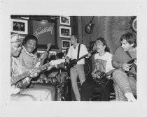 Robert Ward, Albert Collins, Carlos Santana, and Ry Cooder, 1989