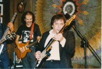 Carlos Santana and Ron Thompson, 1989