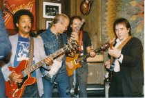 Carlos Santana and Ron Thompson, 1989