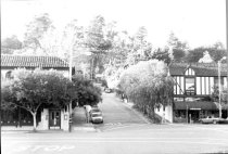 Looking up Bernard Street, 1987