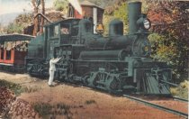 Mountain Climbing Locomotive, Mt. Tamalpais Railway, California