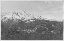 Snow capped Mt Tamalpais, date unknown