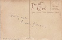 Verso of postcard