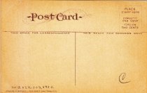 Verso of postcard