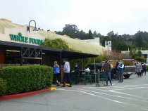 Front of Whole Foods on Miller Avenue, 2020
