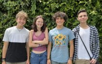 L-R Jess Lester, Laila Campbell, Christopher O'Hara-Hay, Adrian Garcia