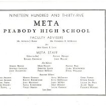 1935 Peabody High School Yearbook