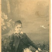 Portrait of Boy in Kilt