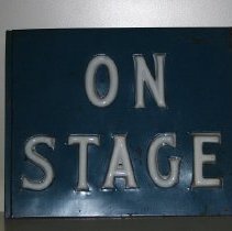 Marquee letters, unknown location